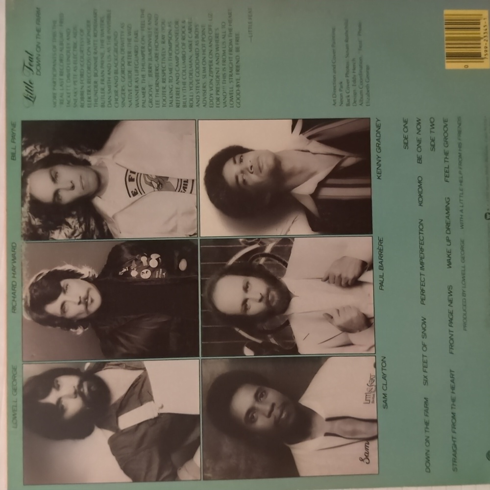 Vintage LITTLE FEAT DOWN ON THE FARM Vinyl LP Record Album - Picture 2 of 7